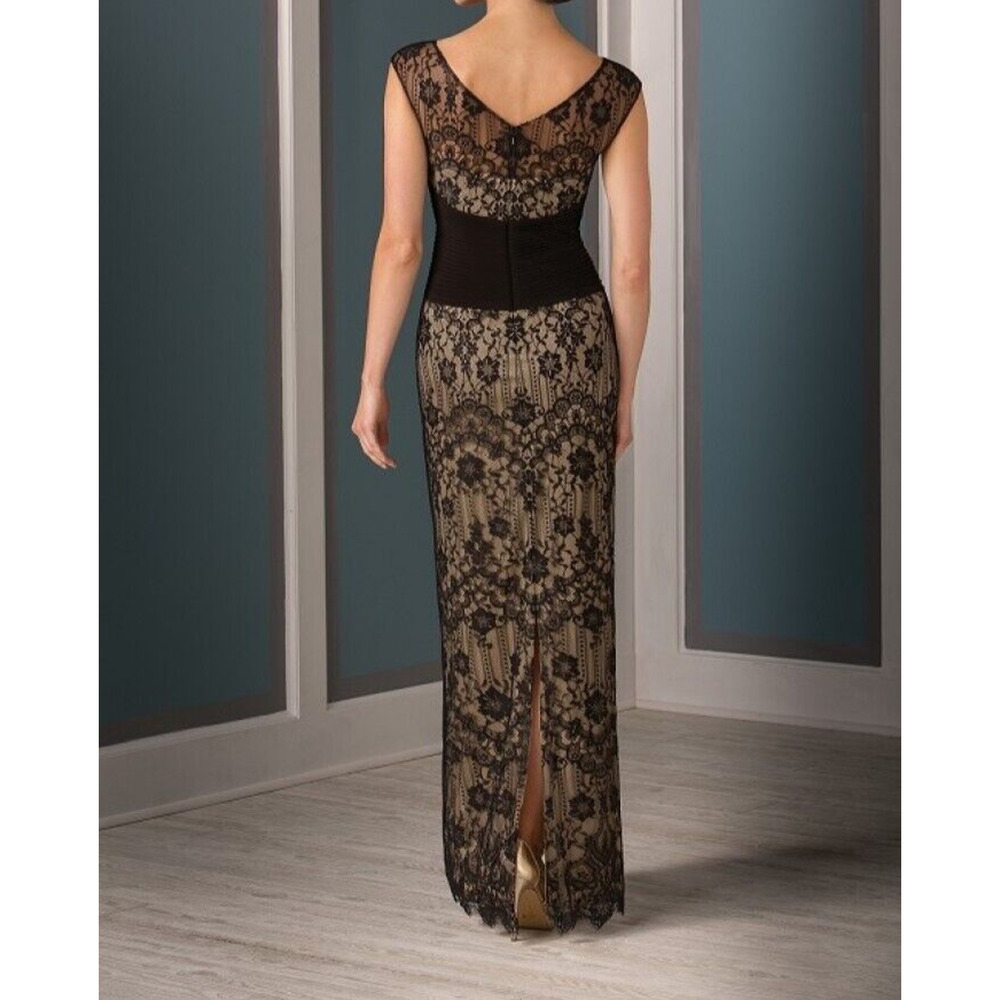 Jade Couture K188011 Cap Sleeves Mother Of The Bride Dress Sz. 16 (SAMPLE) - Picture 6 of 8